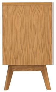 Szürke tölgy komód Woodman Avon 128 x 42 cm