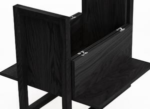 Fekete tölgy bárasztal Woodman ÚjEst 59 x 30 cm