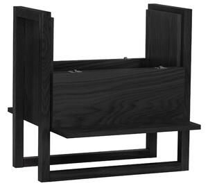Fekete tölgy bárasztal Woodman ÚjEst 59 x 30 cm