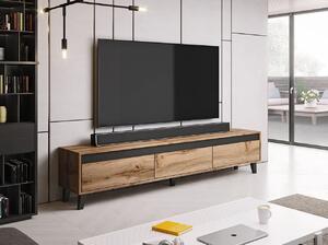 TV asztal/szekrény Evrona (wotan + wotan + antracit). 1053701