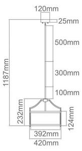 ORLICKI Stanza Cromo S 3xE27 max 15W LED 230V - OR-OR80865