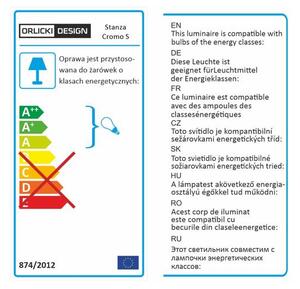 ORLICKI Stanza Cromo S 3xE27 max 15W LED 230V - OR-OR80865