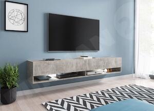 TV asztal/szekrény Aldesia 180 (smart beton) (RGB LED világítás Mirjan színes). 1053712