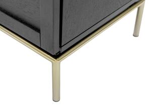 Dió TV asztal Woodman Pimlico arany alappal 150 x 44 cm