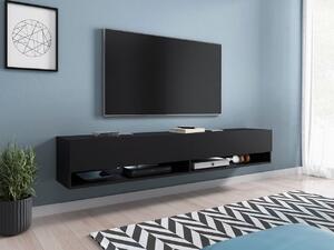 TV asztal/szekrény Aldesia 180 (fekete grafit) (világítás nélkül). 1053722