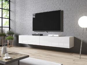 TV asztal/szekrény Kylara 200 (fehér + fényes fehér). 1053744