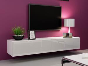 TV asztal/szekrény Zylia 180 (fehér + fényes fehér). 1053751