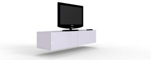 TV asztal/szekrény Zylia 140 (fehér + fényes fehér). 1053757