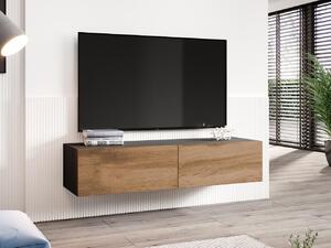 TV asztal/szekrény Zylia 140 (fekete + wotan). 1053761