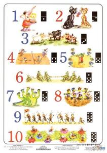 Számtabló (fóliás-fémléces)