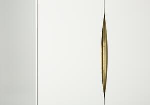 Fehér szekrény Woodman Kobe arany alappal 80 x 55 cm
