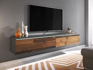 TV asztal/szekrény Dilune 180 (matera + old style) (világítás nélkül). 1053818