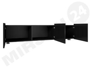TV asztal/szekrény Brenali 150 BR04 (fekete + fényes fekete). 1053840