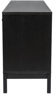 Fekete tölgy komód Woodman Abbey 120 x 45 cm