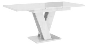 Széthúzható asztal Hildaria (fényes fehér). 1053924