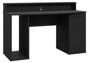 PC asztal Ayver (matt fekete) (LED világítással). 1053959