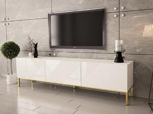TV asztal/szekrény Magnilda 190 (fehér + fényes fehér). 1054059