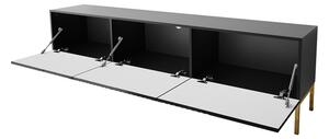 TV asztal/szekrény Magnilda 190 (fehér + fényes fehér). 1054059