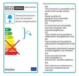 ORLICKI Casa Cromo S 3xE14 max 12W LED 230V - OR-OR80209