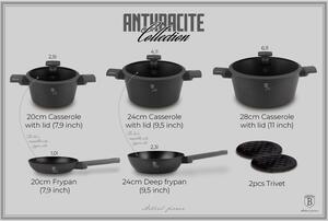 BerlingerHaus 10 részes edénykészlet Anthracite Collection(BH/8140N)