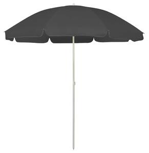 Antracitszürke strandnapernyő 240 cm