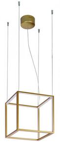 VIOKEF Pendant Light L:300x300 Gold Cube - VIO-4207000
