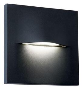 VIOKEF Wall Lamp Dark Grey Square 140x140 Vita - VIO-4298400