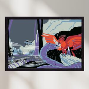 Harry Potter 2 - falikép keretben | artbridge