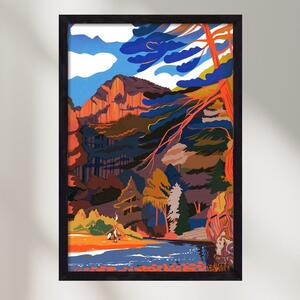 Höllental - falikép keretben | artbridge