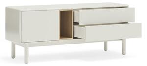 Krémszínű TV-állvány 140x56x40 cm Corvo – Teulat