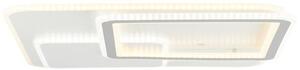 Savare szabályozható LED mennyezeti lámpa 50x50cm fehér/szürke; 6100lm - Brilliant-G99607/70