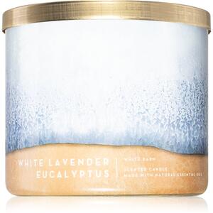 Bath & Body Works White Lavender Eucalyptus illatos gyertya 411 g