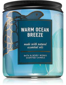 Bath & Body Works Warm Ocean illatos gyertya 198 g