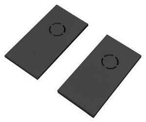 VIOKEF End Cap Black For Curvy Track Rail - VIO-02/0203