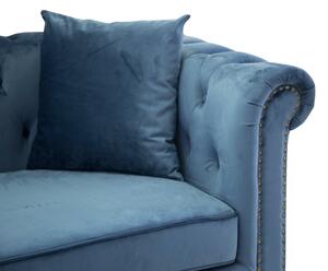 Velvet 3 személyes kanapé kék