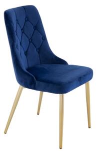 Velvet LYX szék kék/arany