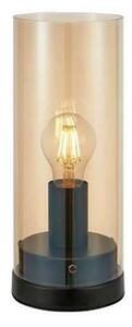 Markslöjd POST Table 1L 12cm Black/Plated Amber - MS-108735