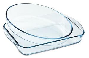 Pyrex üveg sütőedény készlet 2 db, 2,7 l + 2,2 l