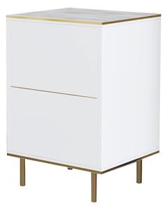Éjjeliszekrény Imaj Marble White