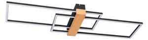 Zuma Line Zuma Line C230624202 - LED Mennyezeti lámpa MINAR LED/39W/230V fekete/fenyő ZL0746