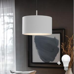 Eglo Eglo - LED Csillár zsinóron TUNJA 1xE27/60W/230V fehér EG32517K