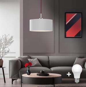 Eglo Eglo - LED Csillár zsinóron TUNJA 1xE27/60W/230V fehér EG32516I