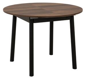 Oliver Walnut Black étkezőasztal