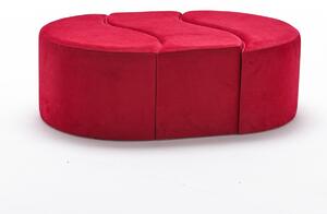 Alya Pouf Red zsámoly