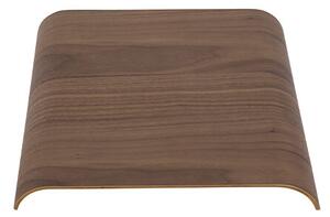 AYTM - Curva Wooden Tray/Top Panel L33xW32,4xH3,6 Walnut - Lampemesteren