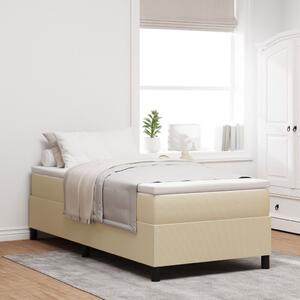 Boxspring Ágy Light Green Grey 80x200 cm Corduroy Szövet