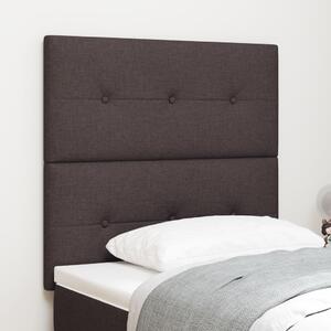 Fejtámla Gombos Tűzésű Sötétbarna 80 cm Szövet
