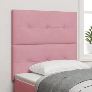 Fejtámla Gombos Rózsaszín 90 cm Bársony