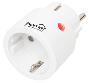 HOME TH2300 távirányítható mini hálózati aljzat, max. 2300W, 40m hatótáv, LED visszajelző