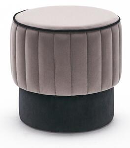 Rose Puf Grey zsámoly